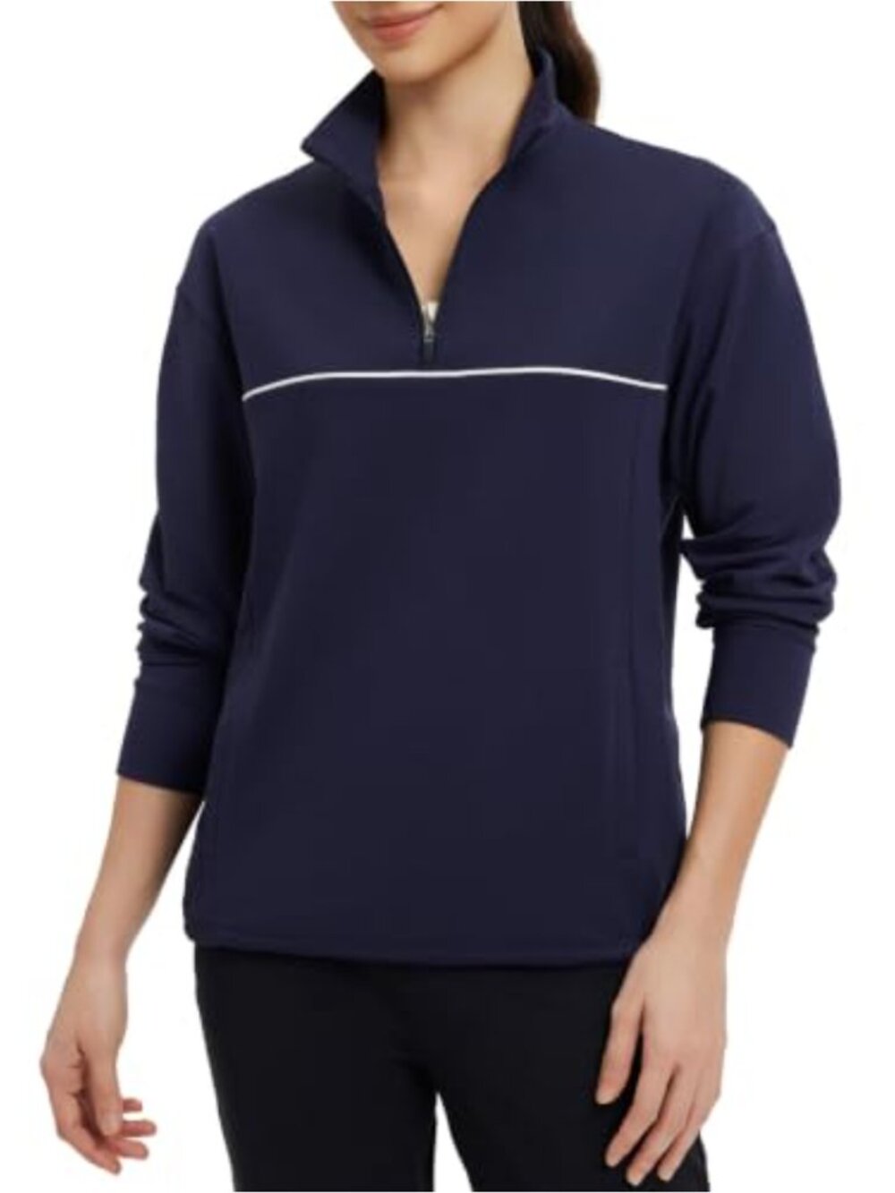 Fleece Golf Pullover Water Resistant Half Zip Running Jacket Thermal